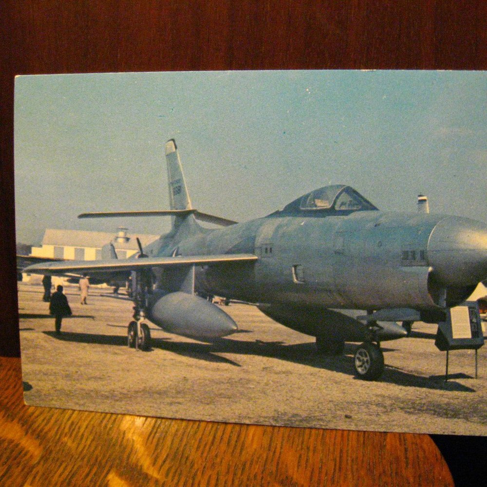 Republic XF-91 Thunderceptor Vintage Aircraft Postcard